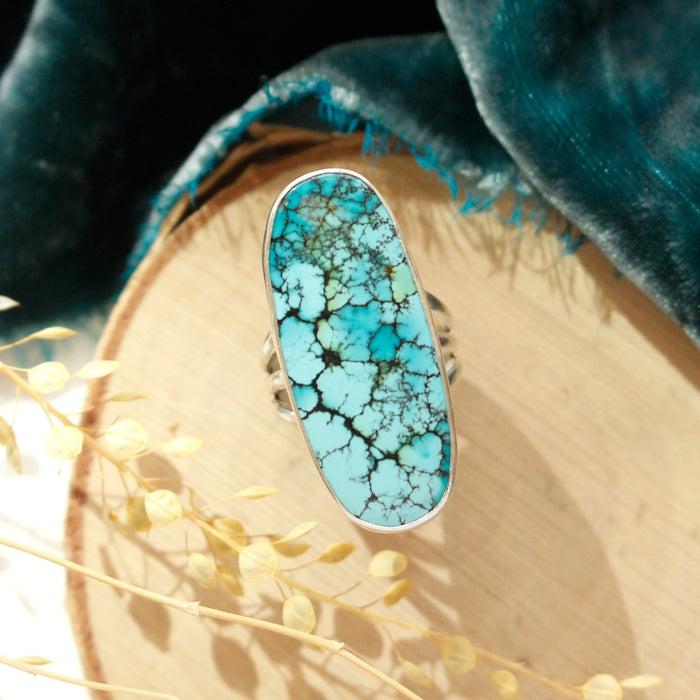 Hubei Turquoise Statement Ring
