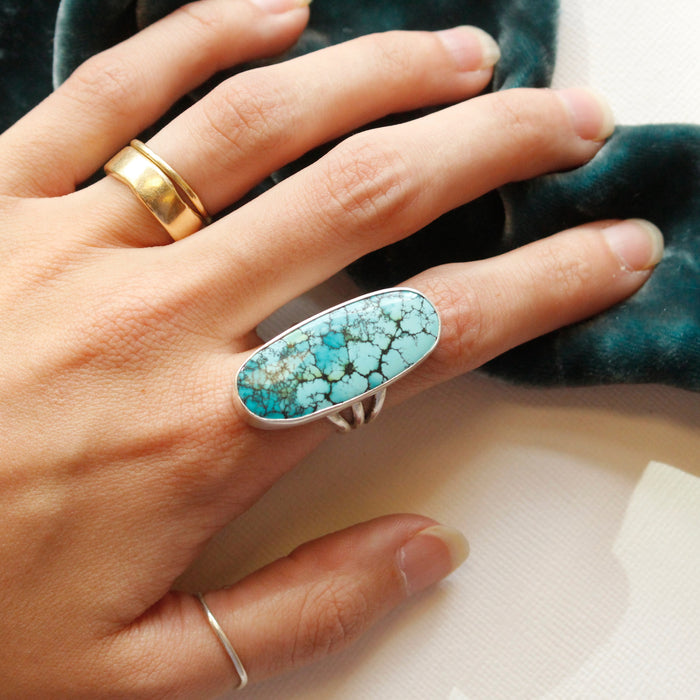 Hubei Turquoise Statement Ring