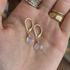 A video of the moonstone drop earrings
