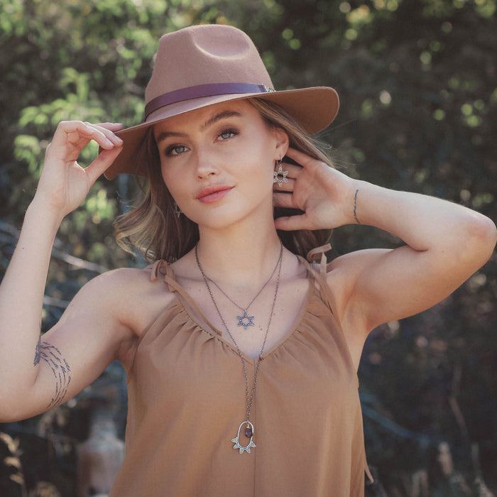 Feathered Sun Necklace
