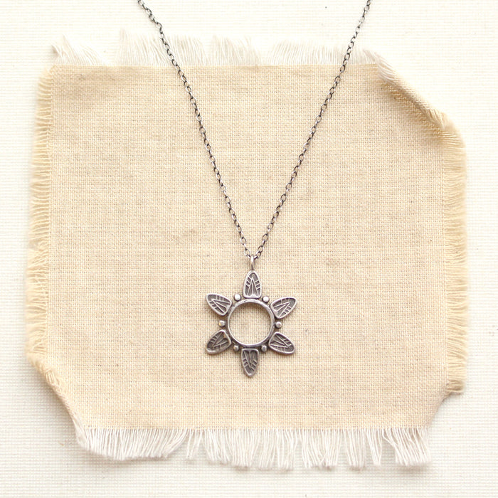 Feathered Sun Necklace